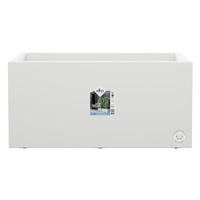 Elho Vivo Next Lang 60 - Plantenbak voor Binnen & Buiten - 100% Gerecycled Plastic - L 59.0 x H 29.2 cm - Wit