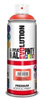 PINTYPLUS EVOLUTION Acrylspray, 520 cc, fluorescerend, rood, 0,6