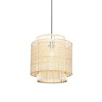 QAZQA Oosterse hanglamp rotan 34 cm - Maiken - thumbnail