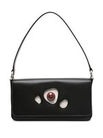 Niccolò Pasqualetti sac porté épaule Buchi en cuir à découpes - Noir