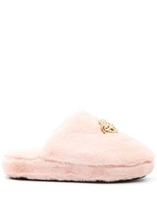 Versace chaussons La Medusa texturées - Rose