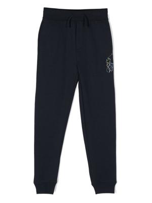 Ralph Lauren Kids Trainingsbroek met borduurwerk - Blauw