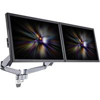 SpeaKa Professional SP-1624884 Superflex Monitor-wandbeugel 2-voudig 25,4 cm (10) - 68,6 cm (27) Zilver-zwart In hoog