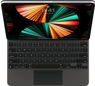 Magic Keyboard - Toetsenbord en foliobehuizing - met trackpad - backlit - Apple Smart connector - VS - zwart Magic Keyboard - Toetsenbord en foliobehuizing - met trackpad - backlit - Apple Smart connector - VS - zwart