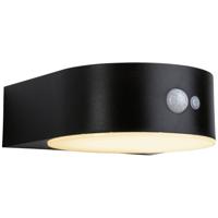 Paulmann 94730 Eileen PIR 2200K Wandlamp op zonne-energie Energielabel: G (A - G) 5.5 W Goud Zwart - thumbnail