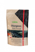 Velda Sturgeon Fish Food - 3mm Proteïnekorrels voor Steuren, 1000ml, Geschikt voor Alle Watertemperaturen