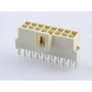 Molex 1053122216 Female header, inbouw (standaard) Totaal aantal polen: 16 Rastermaat: 2.50 mm Inhoud: 1 stuk(s) Tray