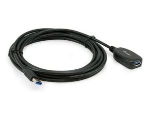 Equip 133346 USB-kabel 5 m USB 3.2 Gen 1 (3.1 Gen 1) USB A Zwart