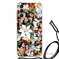 Case voor Samsung Galaxy S21 FE Dark Flowers