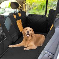 Achterbankhoes voor Hond Waterdicht Krasbestendig Antislip Gaasramen Zijflappen Machinewasbaar voor Auto/Vrachtwagen/SUV