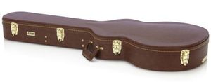 Gator Cases GW-335-BROWN houten koffer voor semi-hollow gitaar