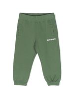 Palm Angels Kids pantalon de jogging à logo imprimé - Vert