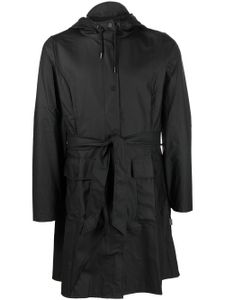 Rains manteau Curve à design imperméable - Noir