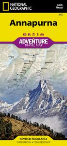 Wandelkaart 3003 Trekking map Annapurna - Nepal | National Geographic