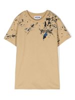 Moschino Kids t-shirt à logo imprimé - Tons neutres