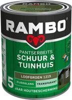 Rambo Pantserbeits Schuur & Tuinhuis Zijdeglans Transparant - Loofgroen