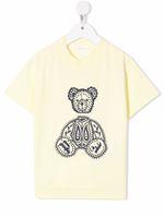 Palm Angels Kids t-shirt à imprimé ourson - Jaune