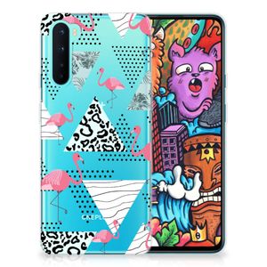 OnePlus Nord TPU Hoesje Flamingo Triangle