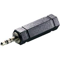 Speaka Professional SP-7869824 jack audio-adapter [1x jack plug 3,5 mm - 1x jack 6,35 mm] zwart