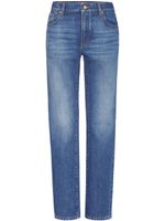 Valentino Garavani jean slim à taille mi-haute - Bleu