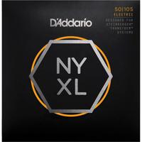 D&apos;Addario NYXLS50105 Nickel Wound Medium 50-105 Double Ball End snaren voor headless basgitaar - thumbnail