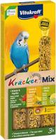 Vitakraft Kracker Mix, Kruiden Trio-Mix (Sesam-Banana/Kruidenpaprika/Kiwi-Citroen), 1 Mix van 3 Stuks