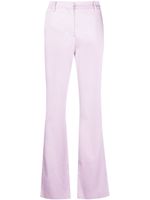 Magda Butrym pantalon droit à taille haute - Violet