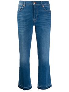 7 For All Mankind jean slim crop - Bleu