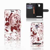 Hoesje Lenovo C2 Power Watercolor Flowers