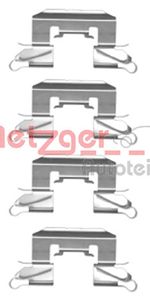 Accessoireset, schijfremblok METZGER, u.a. für Suzuki, Ford, Daihatsu, Mazda, Subaru