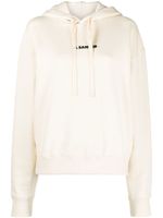 Jil Sander hoodie à logo imprimé - Tons neutres