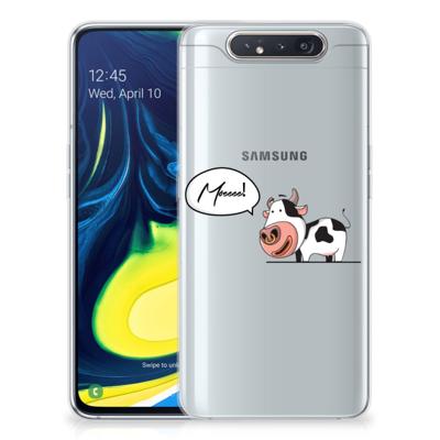 Samsung Galaxy A80 Telefoonhoesje met Naam Cow Samsung Galaxy A80 Telefoonhoesje met Naam Cow