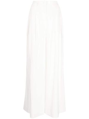 TWP High waist palazzo broek - Wit