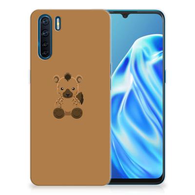 OPPO A91 Telefoonhoesje met Naam Baby Hyena