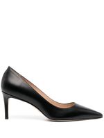 Stuart Weitzman escarpins en cuir à bout pointu 75 mm - Noir