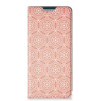 Samsung Galaxy A73 Hoesje met Magneet Pattern Orange - thumbnail