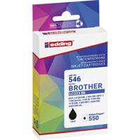 Edding Inktcartridge vervangt Brother LC223BK Compatibel Zwart EDD-546 18-546-01