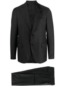 Lardini costume à veste à simple boutonnage - Gris