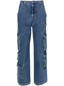 Axel Arigato Roam wide-leg cargo jeans - Bleu