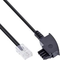 InLine 18515 TAE-F kabel voor DSL-router, TAE-F stekker naar RJ45 8P2C, 15 m