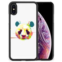 Apple iPhone Xs Max Bumper Hoesje Panda Color