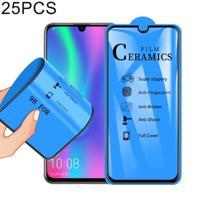 25 stuks 2.5 D volledige lijm volledige cover keramiek film voor Huawei Honor 10