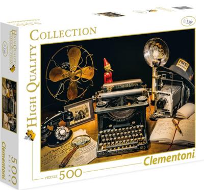 Clementoni legpuzzel Typmachine karton 500 stukjes