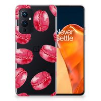 OnePlus 9 Siliconen Case Pink Macarons