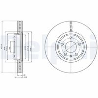 Remschijf BG4346C - thumbnail