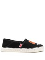 Kenzo espadrilles à fleurs - Noir