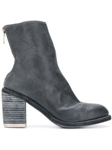 Guidi bottines zippées - Gris