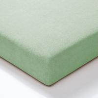 Biobadstoffen hoeslaken, olijf b 180 x l 200 cm