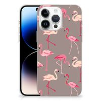 iPhone 14 Pro Max TPU Hoesje Flamingo - thumbnail