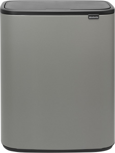 Brabantia Bo Touch Bin 2 x 30 Liter Mineral Concrete Grey